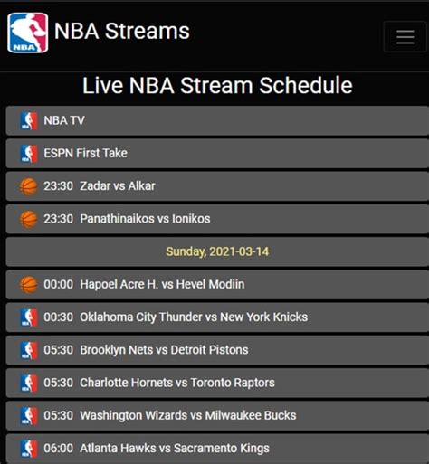 free nba streaming service