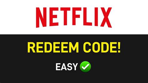 free netflix redeem code