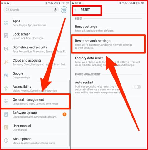 free network reset code for android