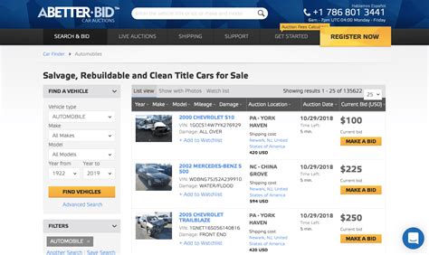 free online auctions for cars