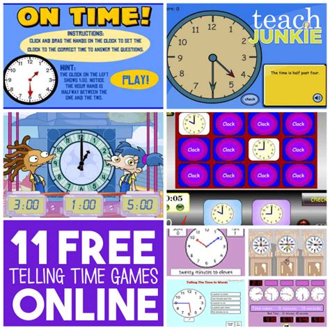 Free Online Clock Games