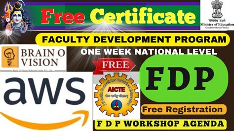 free online fdp with e certificate