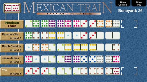 free online games no download mexican train
