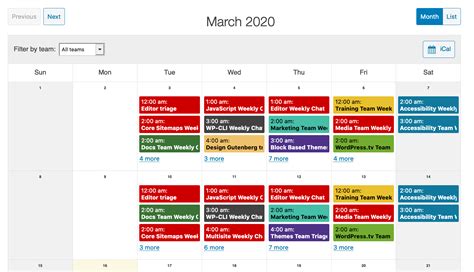 free online meeting calendar