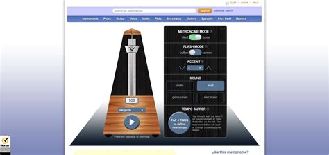 free online metronome with countdown timer