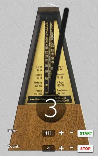 free online metronome with drum sound