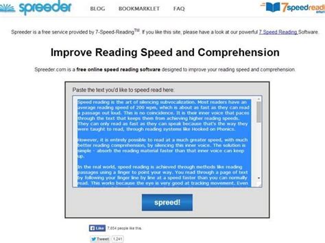 free online speed reading