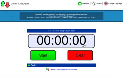 free online timer clock and stopwatch