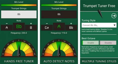 free online tuner for trumpet