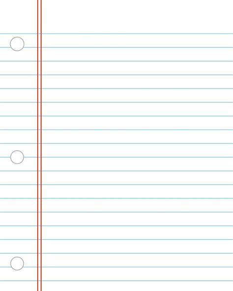 Free Online Vertical Lined Notebook Paper
