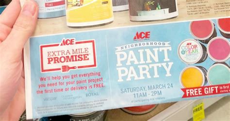 Free Paint At Ace Hardware