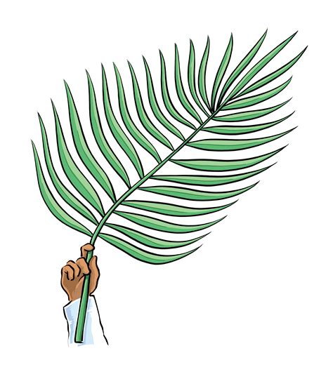 free palm sunday clipart black and white