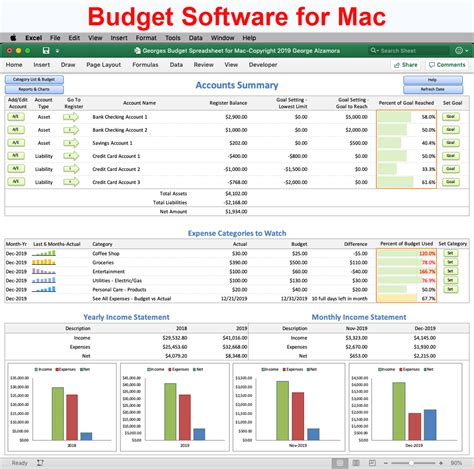 free personal budget software for mac