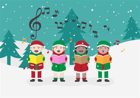free pictures of christmas carolers