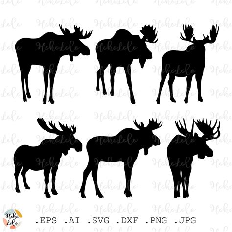 Free Plaid Moose Printable