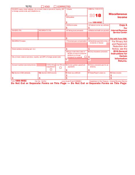 free printable 1099 misc form