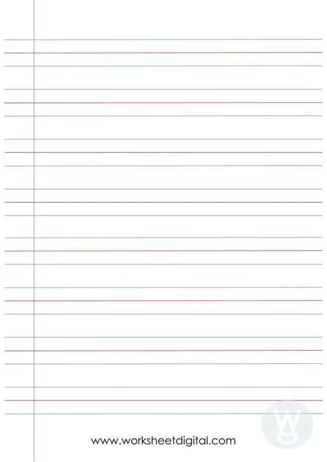 Free Printable 3Lined Paper