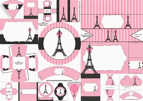 Free Printable Paris Decorations