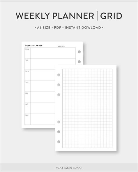 Free Printable A6 Insert