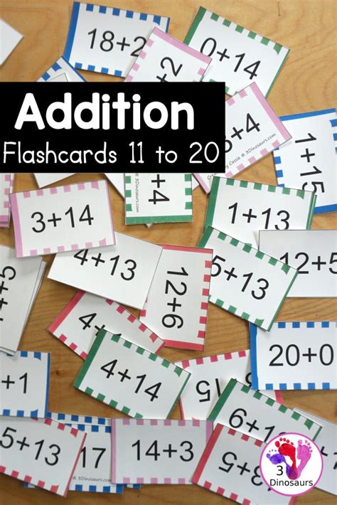 Free Printable Addition Flashcards
