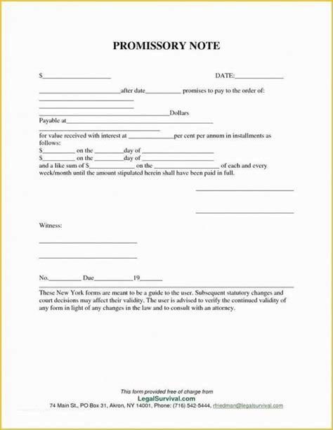 Free Printable Automobile Note