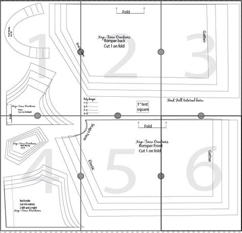 Free Printable Baby Romper Pattern