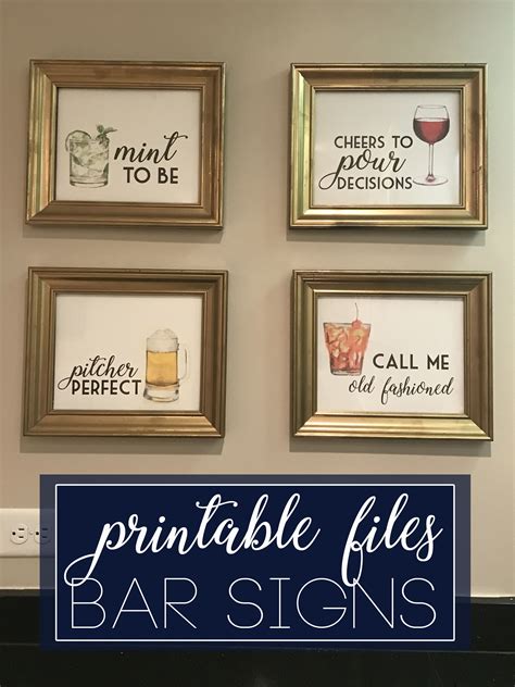 Free Printable Bar Art