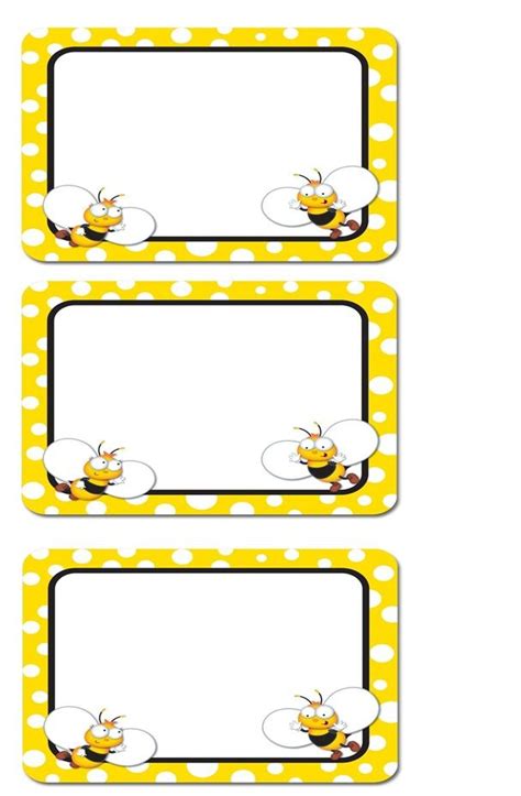 Free Printable Bee Labels
