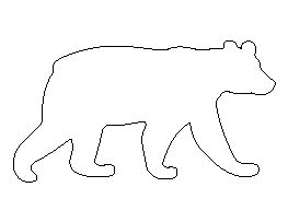 Free Printable Black Bear Patterns
