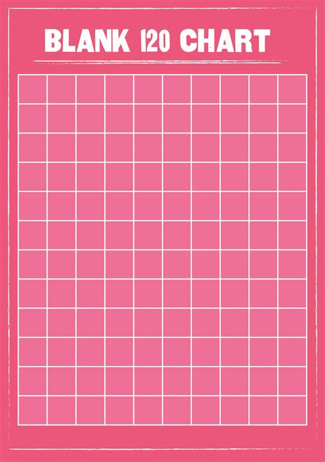 Free Printable Blank 120 Chart
