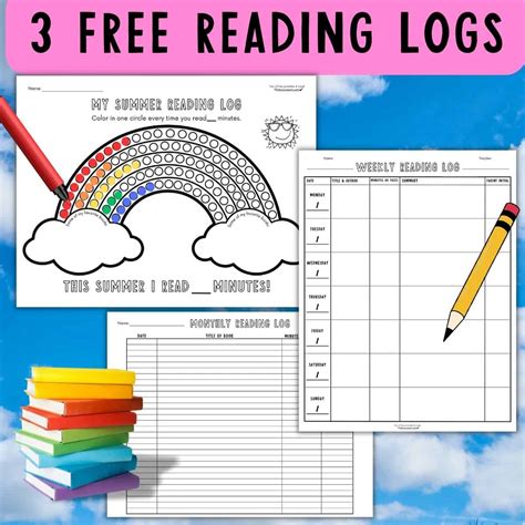 Free Printable Book Logs