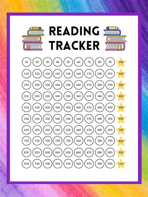 Free Printable Book Tracker