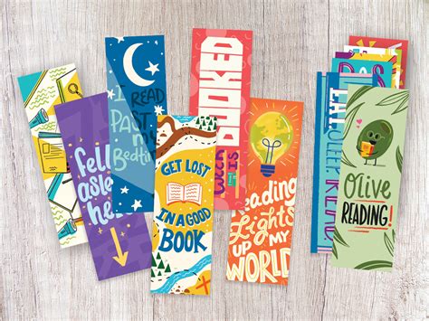 Free Printable Bookmarks Library