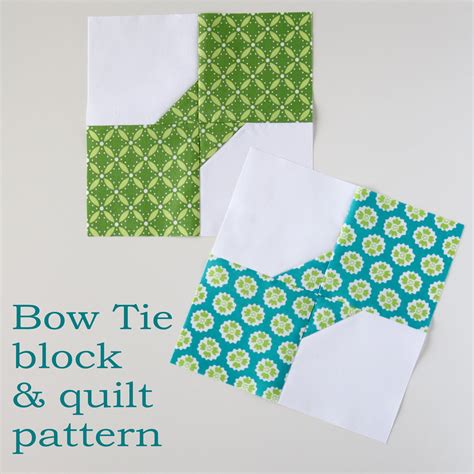 Free Printable Bow Tie Quilt Pattern