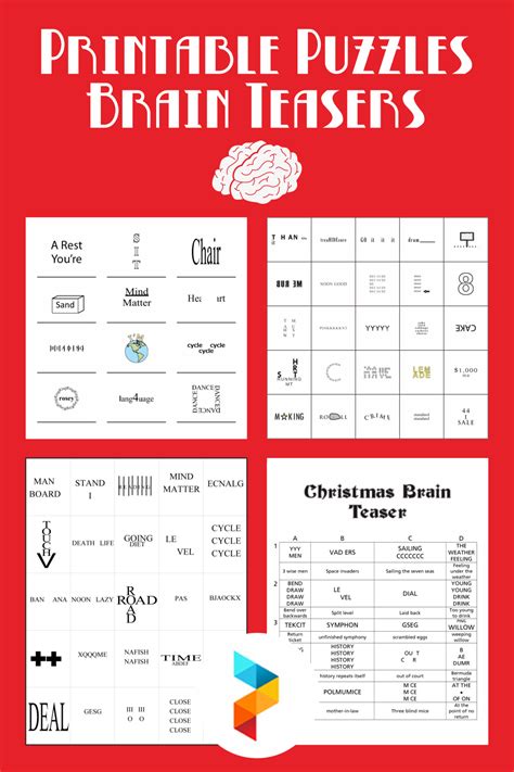 free printable brain games and puzzles