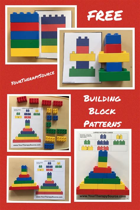 Free Printable Building Blocks