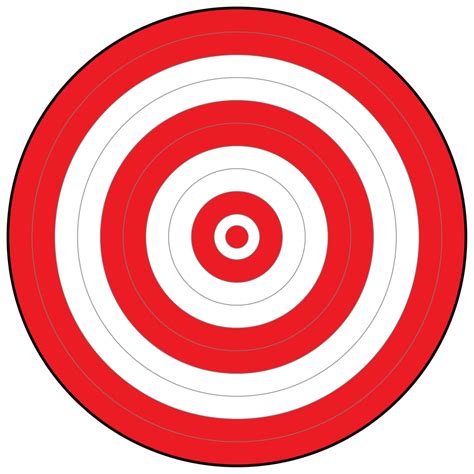 free printable bullseye targets