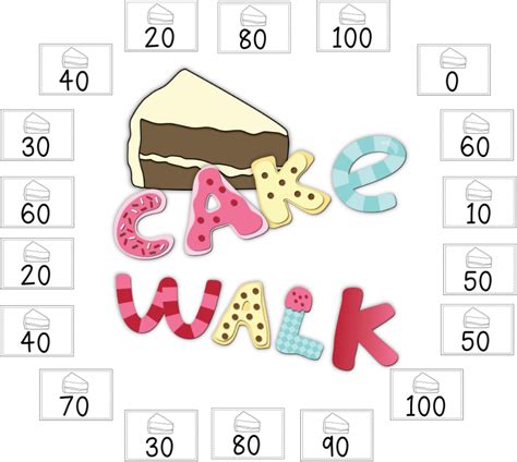 Free Printable Cake Walk