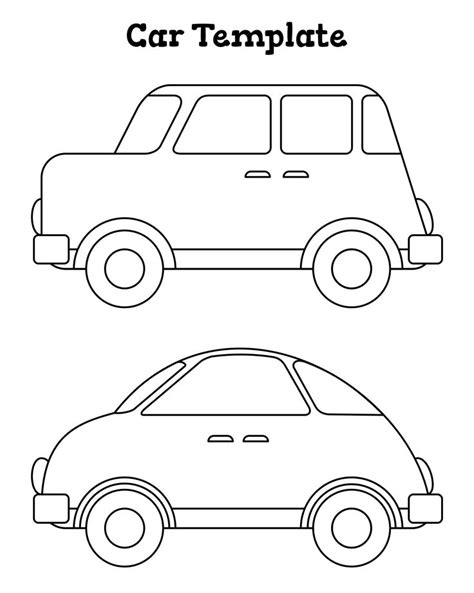 Free Printable Car Template