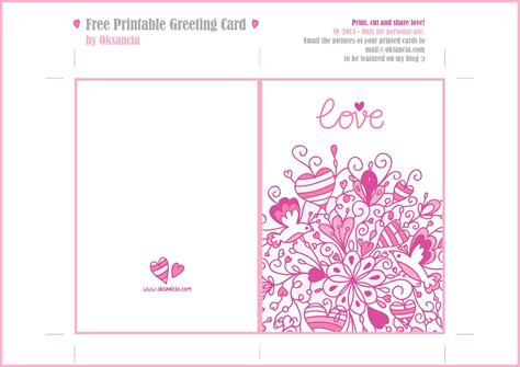 Free Printable Card Design