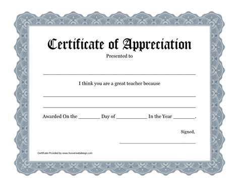Certificate Template Free Printable certificates templates free