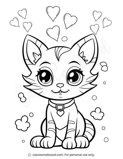 Coloring Pages Fun Cat Coloring Pages