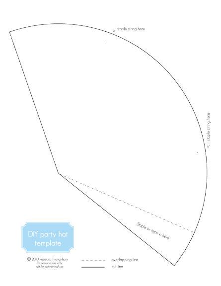 Free Printable Cone Hat