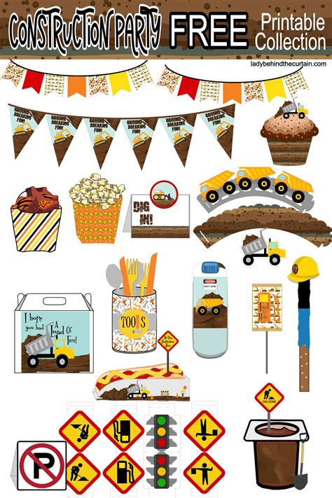 Free Printable Construction Party