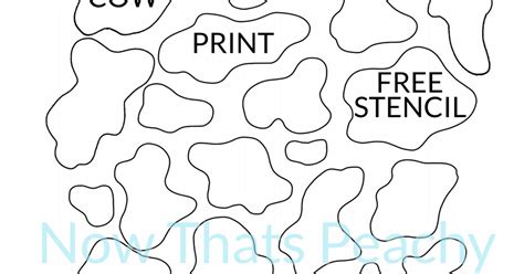 Free Printable Cow Print Pattern
