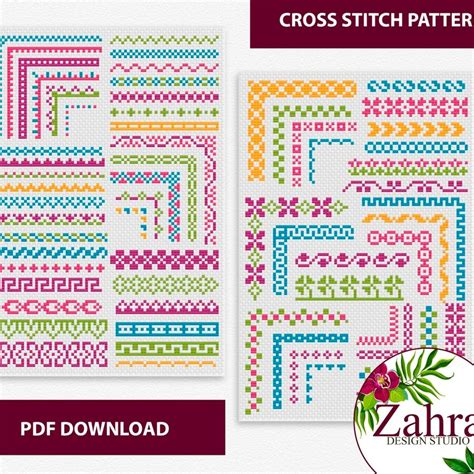 Free Printable Cross Stitch Border Patterns