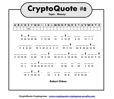Free Printable Cryptogram For Teens