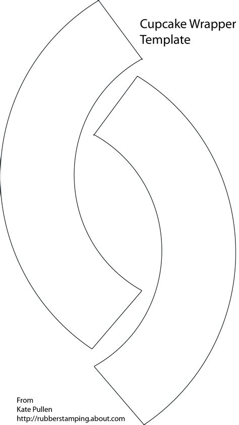 Free Printable Cupcake Wrapper Template