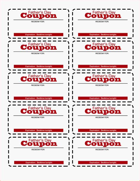 Free Printable Custom Coupons