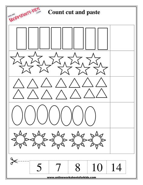 Free Printable Cut And Paste Math Worksheets